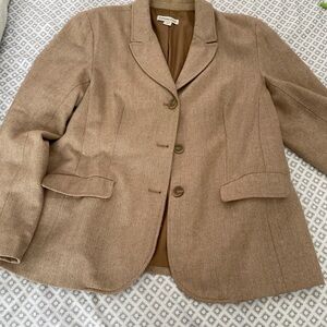 Coldwater Creek Classic Brown Blazer